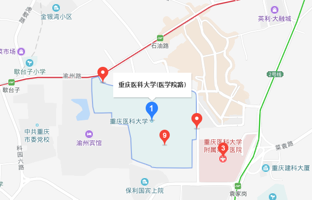 重慶醫(yī)科大學地址在哪里