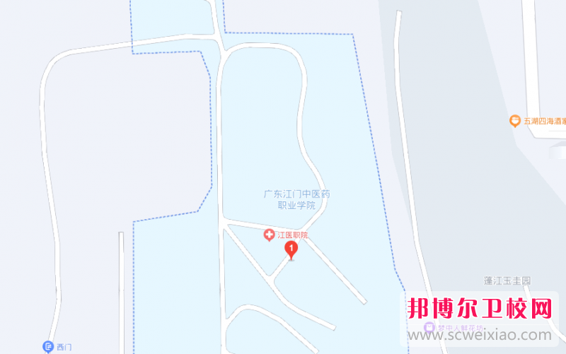 廣東江門中醫(yī)藥職業(yè)學(xué)院地址在哪里，哪個(gè)地區(qū)，哪個(gè)城市?